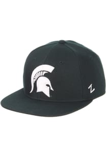 Zephyr Michigan State Spartans Mens Green M15 Flat Bill Fitted Hat
