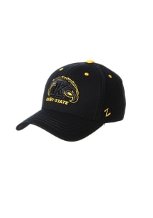 Zephyr Kent State Golden Flashes Mens Black Element Flex Hat