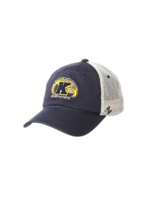 Zephyr Kent State Golden Flashes University Adjustable Hat - Navy Blue