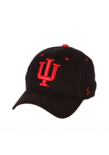 Zephyr Indiana Hoosiers Mens Black Element Flex Hat
