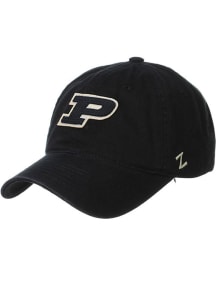 Zephyr Purdue Boilermakers Arlington Adjustable Hat - Black