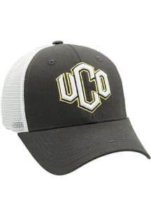 Zephyr Central Oklahoma Bronchos Big Rig Adjustable Hat - Grey