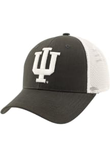 Zephyr Indiana Hoosiers Big Rig Adjustable Hat - Grey