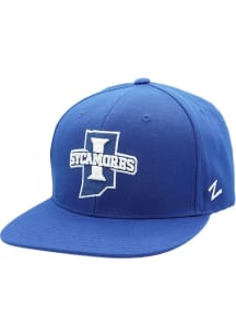 Zephyr Indiana State Sycamores Blue Z11 Mens Snapback Hat