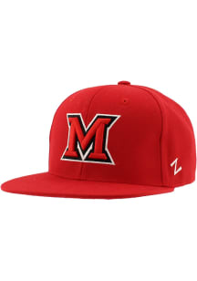 Zephyr Miami RedHawks Red Z11 Mens Snapback Hat