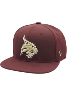 Zephyr Texas State Bobcats Maroon Z11 Mens Snapback Hat