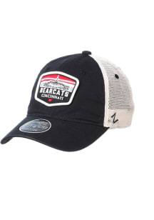 Zephyr Cincinnati Bearcats Outlook Meshback Adjustable Hat - Black