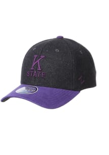 Zephyr K-State Wildcats Birthright Retro Adjustable Hat - Charcoal