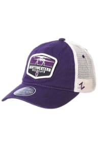 Zephyr Northwestern Wildcats Outlook Meshback Adjustable Hat - Purple