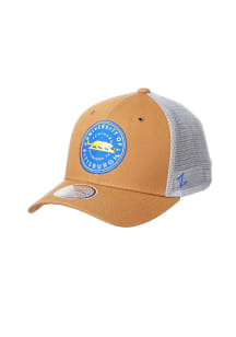 Zephyr Pitt Panthers Trailhead Meshback Adjustable Hat - Brown