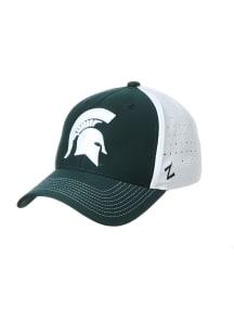 Zephyr Michigan State Spartans Mens Green 2T Tampa Flex Hat