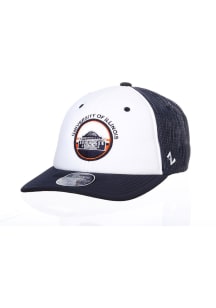 Zephyr Illinois Fighting Illini Fan Focus Dakota Adjustable Hat - White