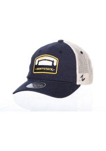 Zephyr Kent State Golden Flashes Prom Meshback Adjustable Hat - Navy Blue