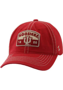 Zephyr Indiana Hoosiers Headrest Adjustable Hat - Crimson