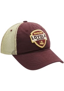 Zephyr Loyola Ramblers Dunbar Adjustable Hat - Maroon
