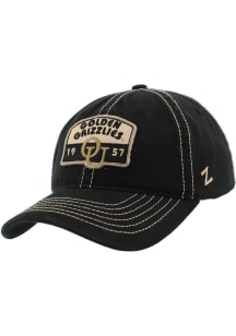 Zephyr Oakland University Golden Grizzlies Headrest Adjustable Hat - Black