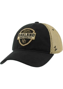 Zephyr Oakland University Golden Grizzlies Dunbar Adjustable Hat - Black