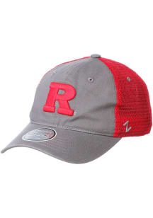 Zephyr Rutgers Scarlet Knights University Adjustable Hat - Grey