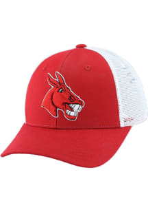 Zephyr Central Missouri Mules Big Rig Adj Adjustable Hat - Red