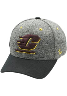 Zephyr Central Michigan Chippewas Playroom Adj Adjustable Hat - Grey