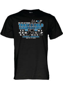 Blue 84 Big Ten Black 2026 Big Ten Outdoor Track & Field Championships Short Sleeve T Shirt