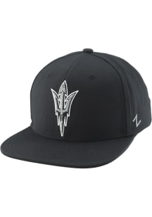 Zephyr Arizona State Sun Devils Tungsten Adj Adjustable Hat - Black