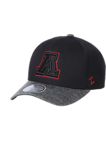 Zephyr Arizona Wildcats Hi Nighter Adj Adjustable Hat - Black