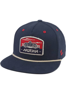 Zephyr Arizona Wildcats Blue Pinehurst Snapback Mens Snapback Hat