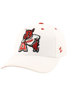 Zephyr Arkansas Razorbacks Mens White ZH Flex Hat