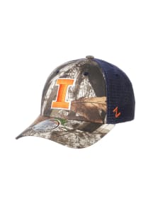 Zephyr Illinois Fighting Illini Recon Adjustable Hat - Brown