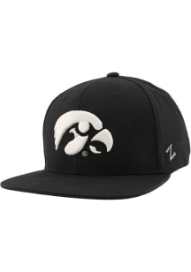 Zephyr Iowa Hawkeyes Black Z11 Mens Snapback Hat