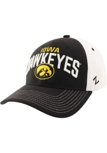 Zephyr Iowa Hawkeyes Mens Black ZH Flex Hat