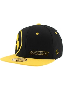 Zephyr Iowa Hawkeyes Black Z11 Design Youth Snapback Hat