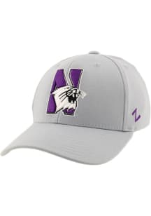 Zephyr Northwestern Wildcats Mens Grey ZH Flex Hat