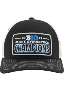 Zephyr Michigan Wolverines 25 Big Ten Mens Gymnastics Champs LR Dakota Adjustable Hat - Black