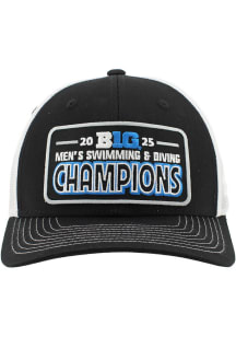 Zephyr Indiana Hoosiers 2025 Big Ten Mens Swim & Dive Tourney Champs LR Dakota Adjustable Hat - Bl..