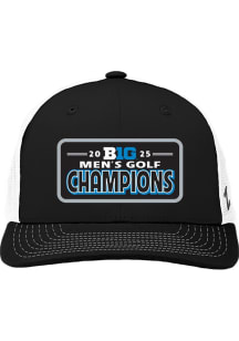 Zephyr UCLA Bruins 2025 Big Ten Mens Golf Tournament Champs LR Dakota Trucker Adjustable Hat - Bla..