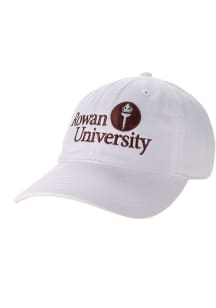 Legacy Rowan University Wordmark EZA Twill Adjustable Hat - White