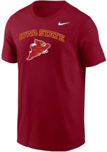Nike Iowa State Cyclones Cardinal Punching Cy Short Sleeve T Shirt