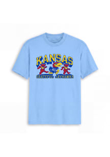 Class Trip Kansas Jayhawks Light Blue Grateful Dead Number One Design Short Sleeve T Shirt