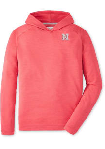 Peter Millar Nebraska Cornhuskers Mens Red Pine Long Sleeve Hoodie