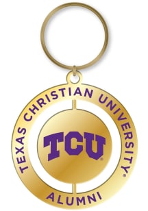 TCU Horned Frogs Alumni Spinner Keychain - Purple