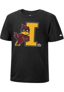 Colosseum Iowa State Cyclones Toddler Black Leaning CY Short Sleeve T-Shirt