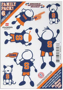 Syracuse Orange Small Family Auto Decal - Orange