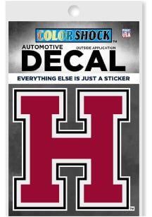 Harvard Crimson Logo Auto Decal - Crimson