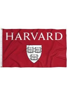 Harvard Crimson 3x5 Team Logo Silk Screen Grommet Flag - Crimson