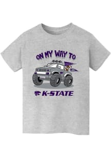 Vive La Fete K-State Wildcats Youth Grey On My Way Short Sleeve T-Shirt