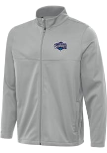 Antigua Greensboro Swarm Mens Graphite Links 2 Light Weight Jacket