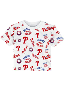 Philadelphia Phillies Infant Run Down Short Sleeve T-Shirt White