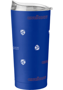 Logo Brands FC Cincinnati Step And Repeat 20 oz Stainless Steel Tumbler - Blue